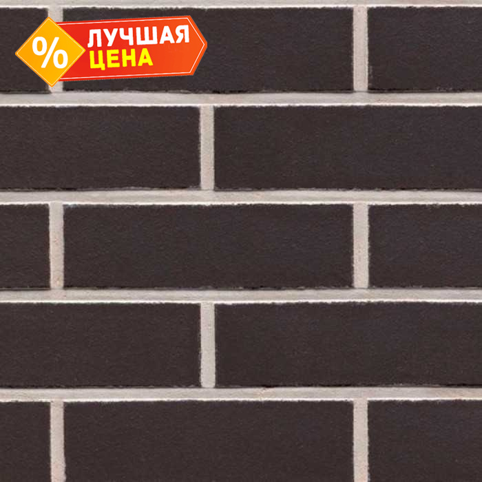 Клинкерная плитка ручной формовки Feldhaus Klinker NF 14 R700 anthracit liso 240х71х14 мм