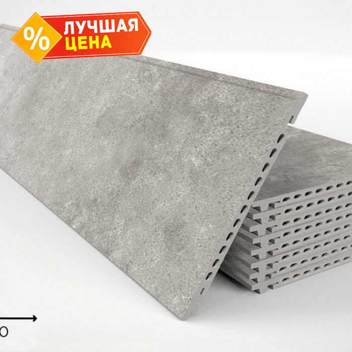 Керамогранитная плита FAVEKER GA16 для НФС, Urban Gris, 1200х400х18 мм