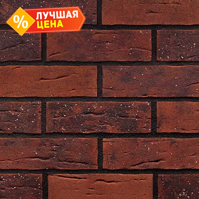 Клинкерная плитка KING KLINKER Old Castle Red hot HF33, 240х71х10 мм