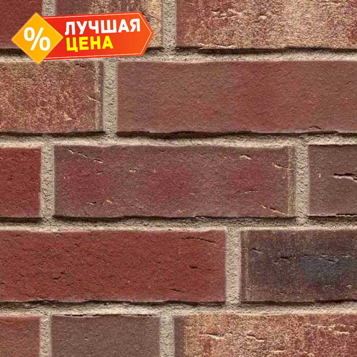 Клинкерная плитка ручной формовки Feldhaus Klinker NF 14 R746 vascu cerasi rotado 240х71х14 мм