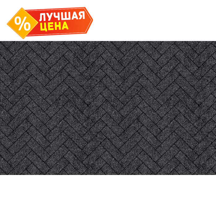 Плитка тротуарная Паркет Б.4.П.6 Стоунмикс черный 180х60х60 мм