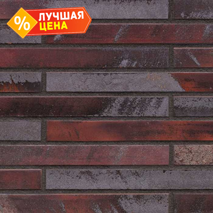 Клинкерная плитка KING KLINKER KING SIZE 02 Valyria stone гладкая, 490х52х14 мм