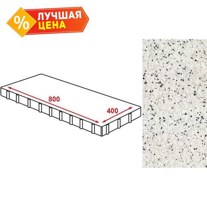 Плита тротуарная Готика Granite FERRO, Покостовский, 800х400х80 мм