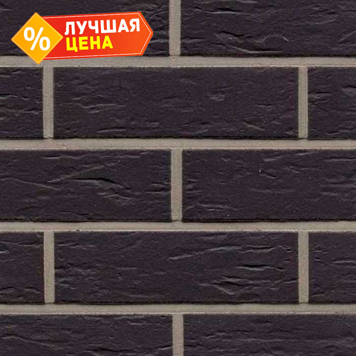 Клинкерная плитка Feldhaus Klinker NF 9 R740 anthracit senso 240х71х9 мм