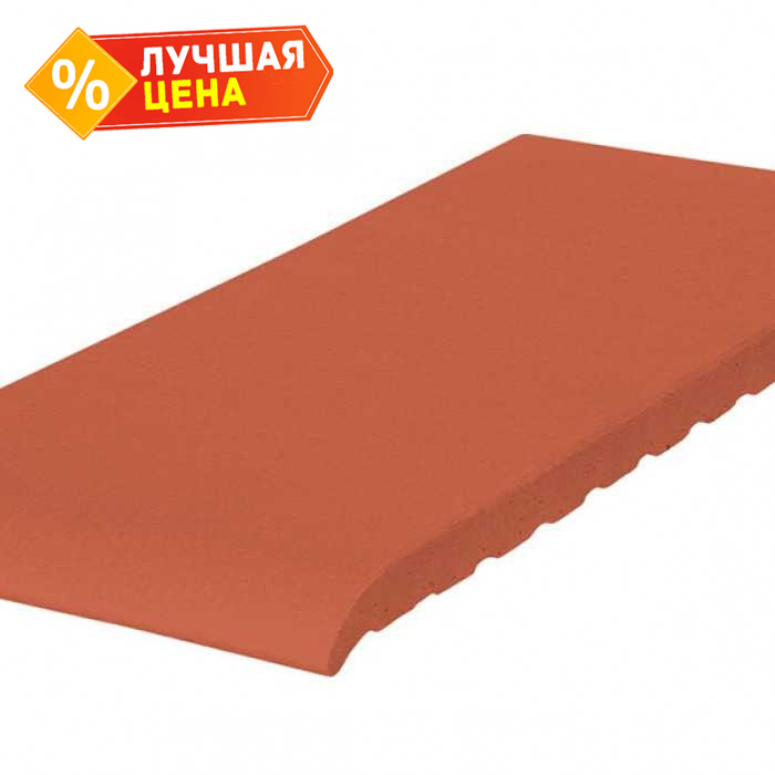 Клинкерный подоконник KING KLINKER 01 Ruby red, 280х120х15 мм