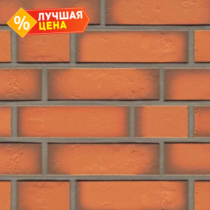 Клинкерная плитка ручной формовки Feldhaus Klinker NF 14 R718 accudo terracotta vivo 240х71х14 мм