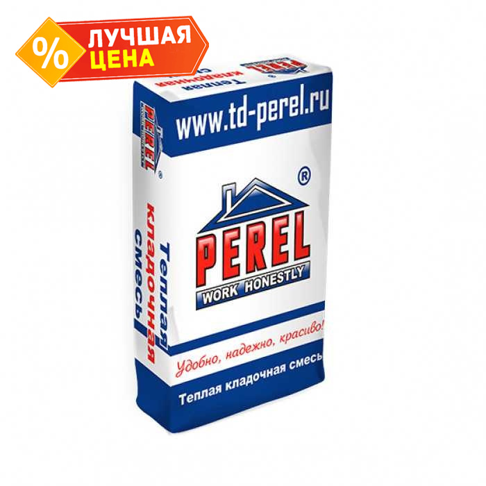 Теплоизоляционная кладочная смесь PEREL TKS 6020, 20 кг