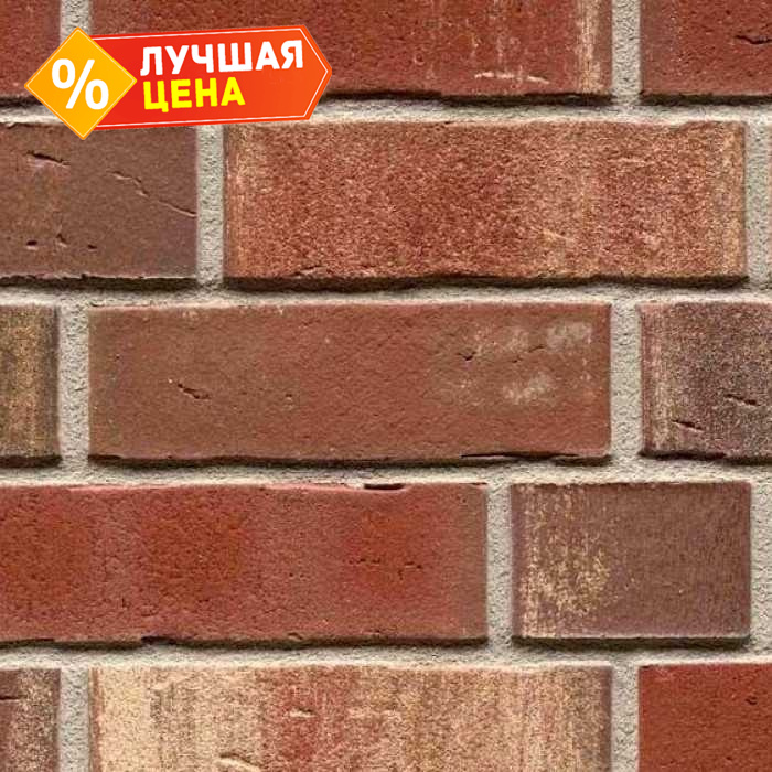 Клинкерная плитка ручной формовки Feldhaus Klinker NF 14 R750 vascu ardor rotado 240х71х14 мм