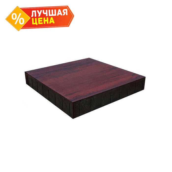 Дорожная плита BRAER Голливуд Color Mix Закат, 1000х1000х160 мм