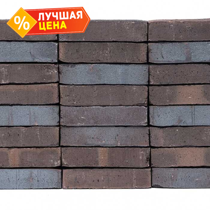 Кирпич облицовочный ENGELS Gabbro metallic, 210х45-50х50 мм