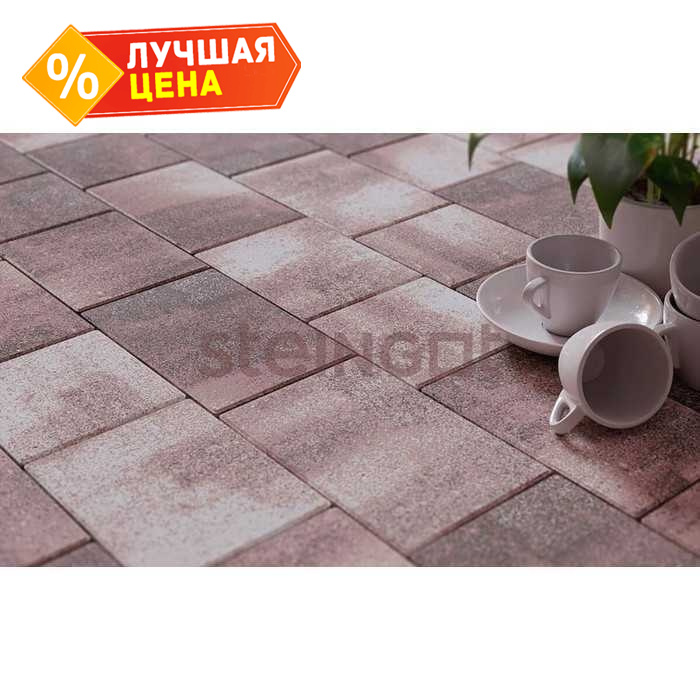 Плитка тротуарная Steingot Color Mix, Новый город, Клифф, толщина 60 мм