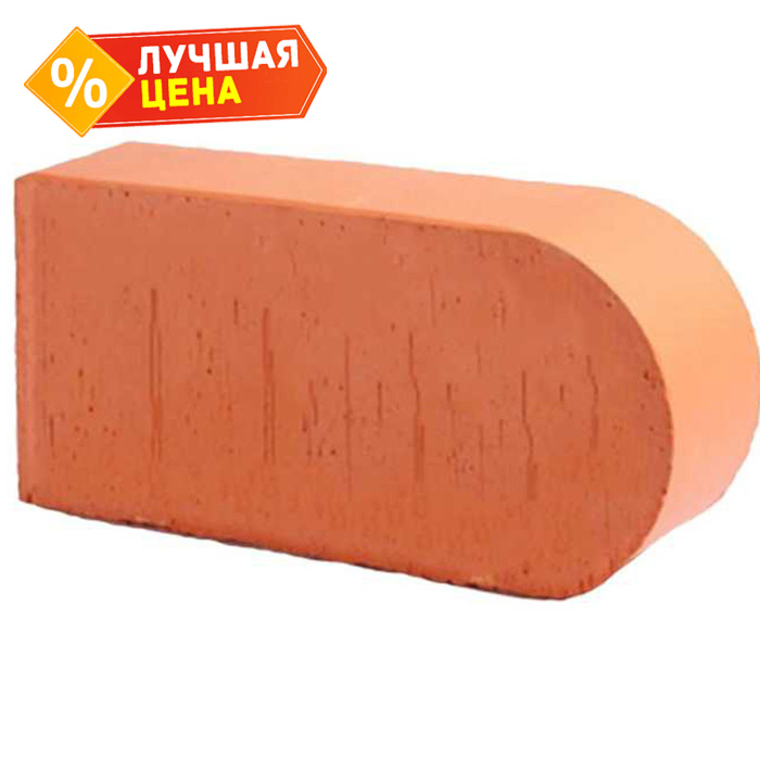 Кирпич облицовочный фигурный полнотелый Lode Janka F22 гладкий, 250х120х65 мм