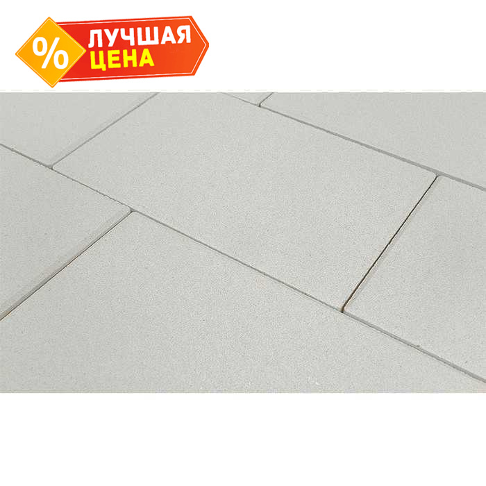 Плитка тротуарная BRAER Триада белый 300/450/600х60 мм