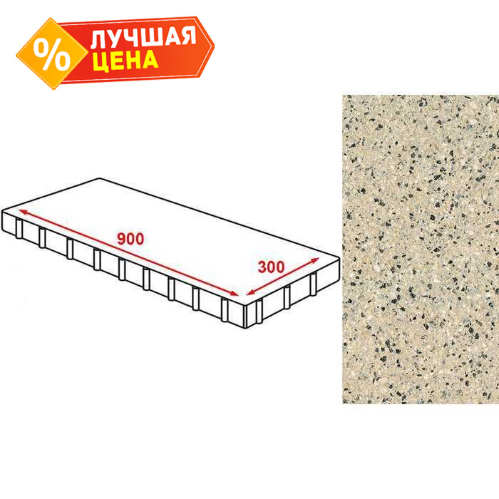 Плита тротуарная Готика Granite FERRO, Жельтау, 900х300х80 мм