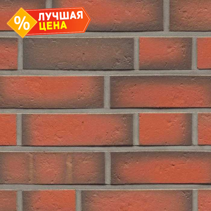 Клинкерная плитка ручной формовки Feldhaus Klinker NF 14 R719 accudo terreno viva 240х71х14 мм