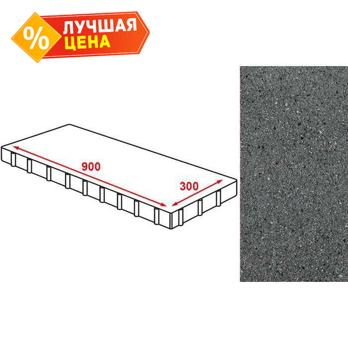 Плита тротуарная Готика Granite FERRO, Исетский, 900х300х80 мм