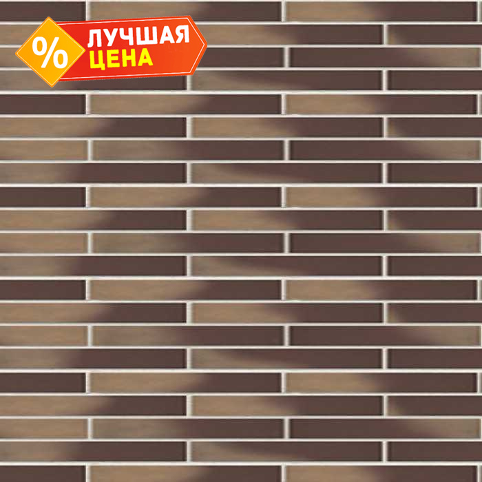 Клинкерная плитка KING KLINKER Dream House 13 Golden autumn, 490х52х14 мм