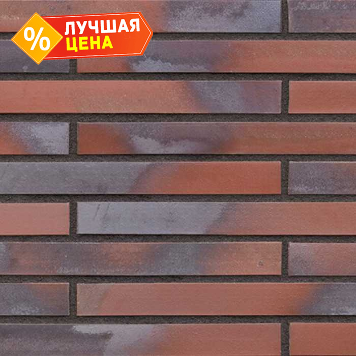 Клинкерная плитка KING KLINKER KING SIZE 13 Brick republic гладкая LF, 490х52х14 мм