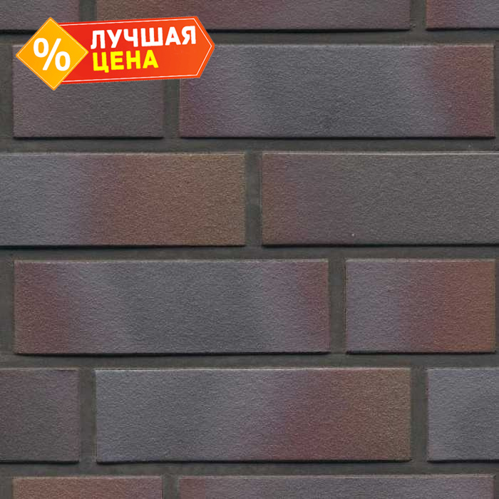 Клинкерная плитка ручной формовки Feldhaus Klinker NF 14 R386 cerasi maritim negro 240х71х14 мм