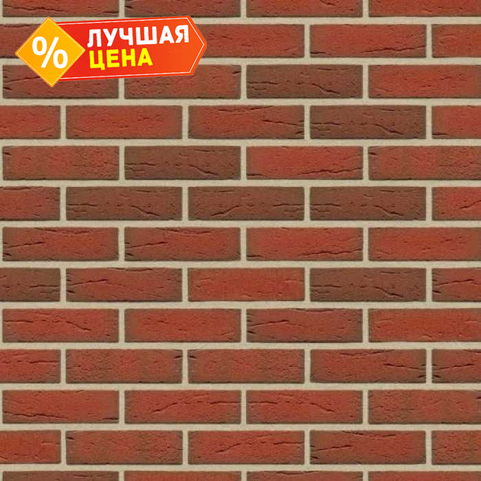 Клинкерная плитка ручной формовки Feldhaus Klinker NF 14 R307 ardor rustico 240х71х14 мм