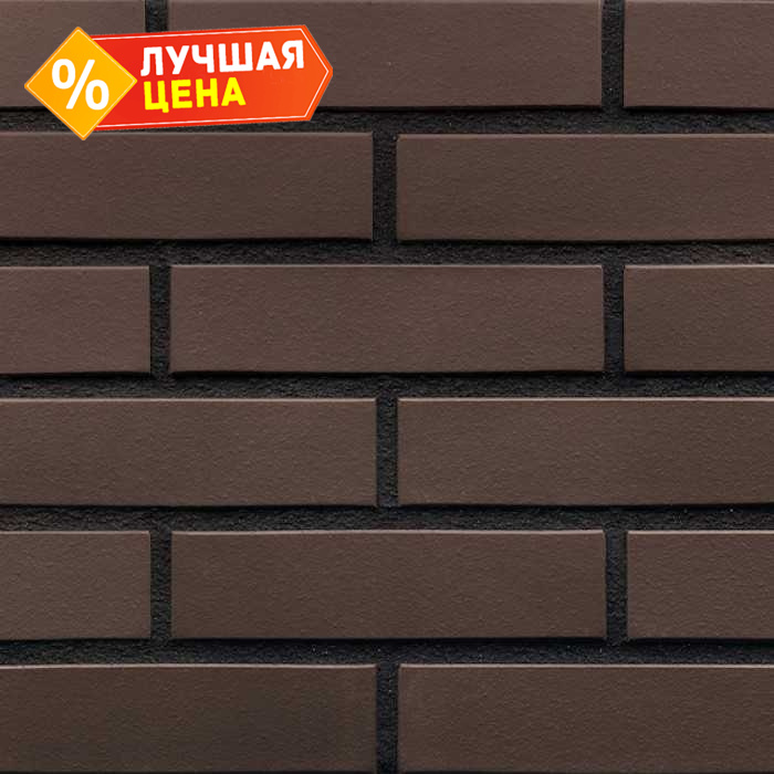 Клинкерная облицовочная плитка King Klinker Dream House для НФС, 03 Natural Brown, 240х71х17 мм