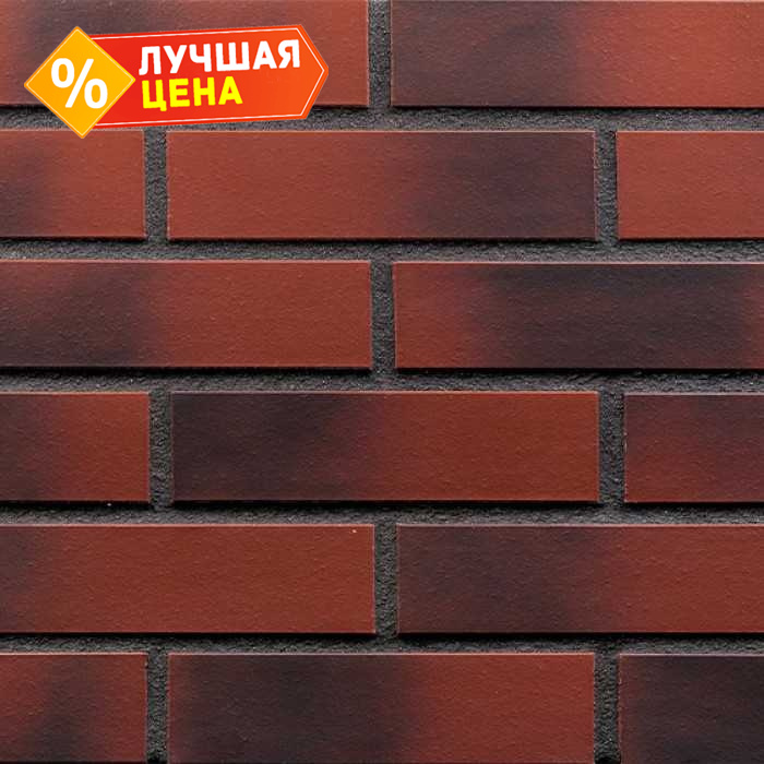 Клинкерная плитка KING KLINKER Dream House 04 Wild wine RF10, 250х65х10 мм