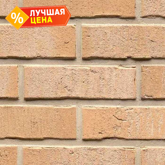 Клинкерная плитка ручной формовки Feldhaus Klinker NF 14 R733 vascu crema pandra 240х71х14 мм