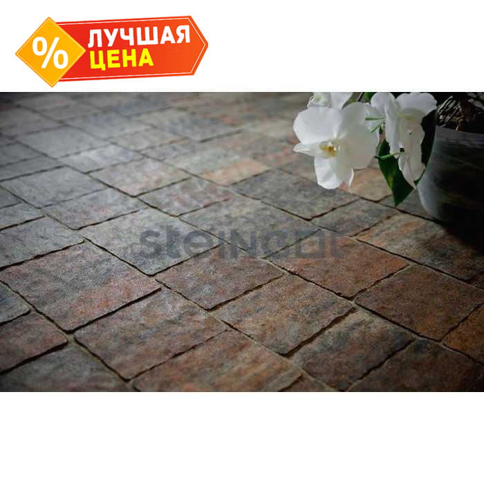 Плитка тротуарная Steingot Color Mix, Гранито, Штайн Бронз, толщина 60 мм