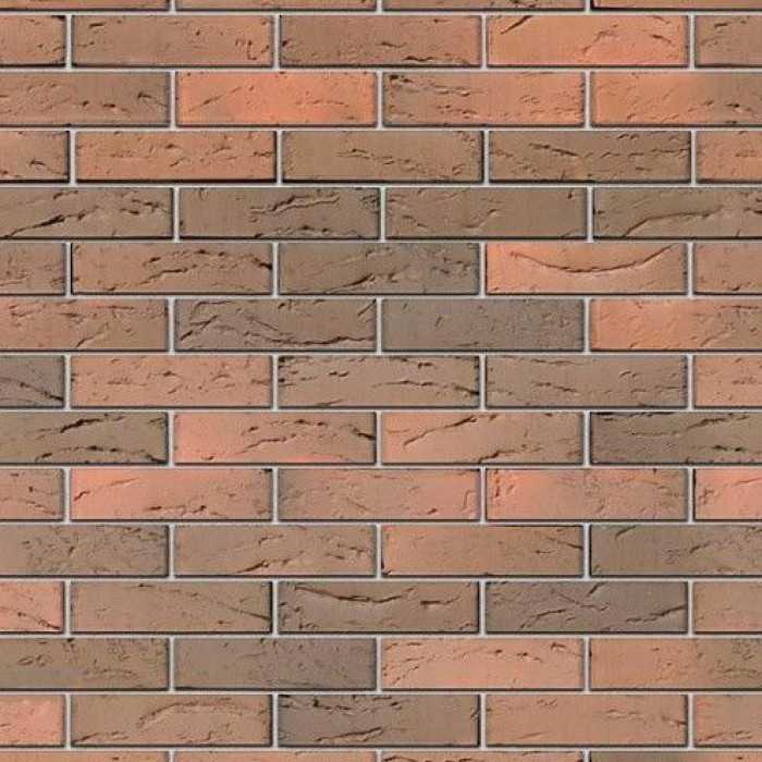 Кирпич BRAER облицовочный БРАЕР кладка кора дуба, М150, 250х85х65 мм