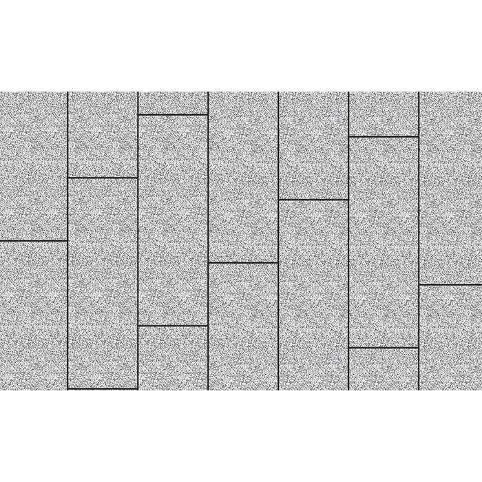 Плитка тротуарная Прямоугольник (Ла-Линия) Б.12.П.8 Стоунмикс бело-черный, 750х250х80 мм