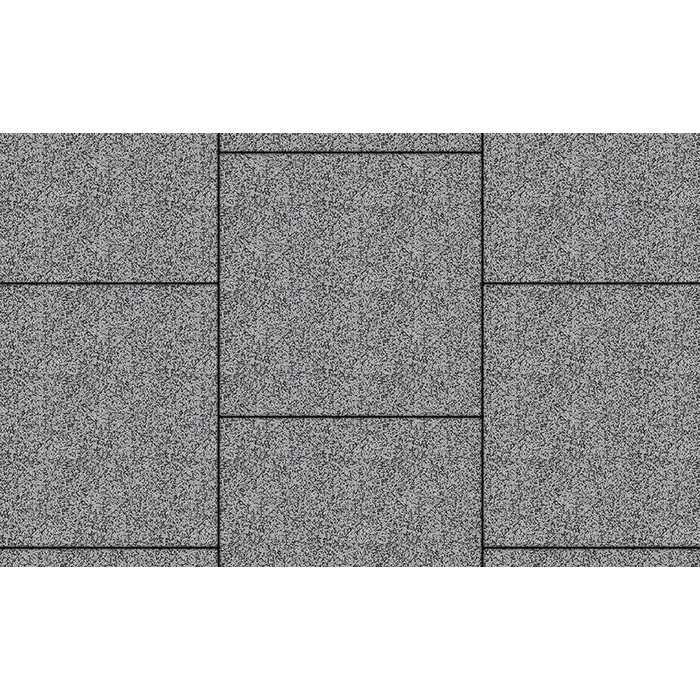 Плитка тротуарная Квадрум (Квадрат) Б.6.К.8 Гранит + серый с черным